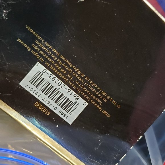 Star Wars Trilogy Special Gold Edition THX 3 VHS Gold Box Set 1997 Lucasfilm - Picture 10 of 10